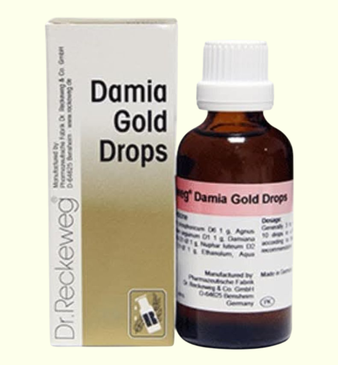 Dr. Reckeweg Damia Gold Drops (R-109).